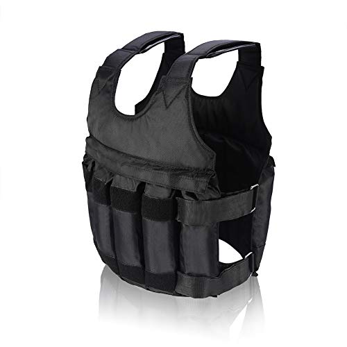 Weight Vest - Dewin Exercise Training, 50KG Max Loading, Adjustable Workout Weighted Vest