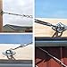inSmile Shade Sail Hardware Kit for Triangle Sun Shade Sail Installation 304 Anti-Rust Stainless Steel 6 Inches 2 Bags Courtyard Driveway Patio Garden (6 Inch 2 Pack)