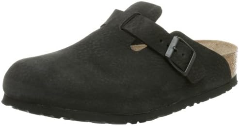 Amazon.com: Birkenstock Men´s Boston Black Leather Sandals 44 N EU