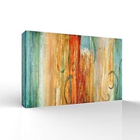 Wall26-Canvas Wall Art-Abstract Colorful Lines-Giclee Painting Wall Art for Bedroom Living Room Home Decoration - 12x18 inches