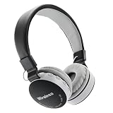 AVMART BRANDED MS-881A Full Dolby Sound Bluetooth Wireless Headphone With FM and Micro SD Compatible with PC,iPhones iPads Android Phones Tablets Laptops Audio Player with all devices having Bluetooth Features