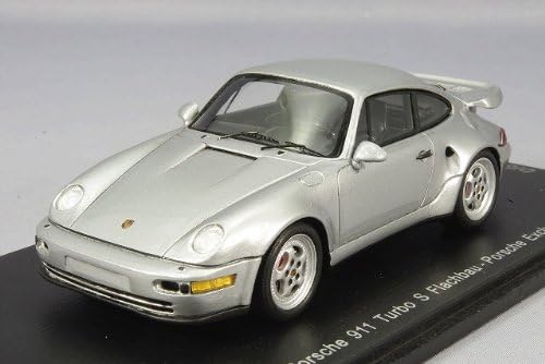 Amazon カーティマ特注 スパーク 1 43 ポルシェ 911 964 ターボ S フラットノーズ シルバー ミニカー ダイキャストカー ホビー