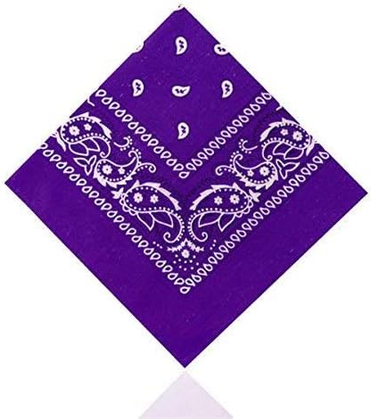 100% Cotton Quality Paisley Bandana Scarves