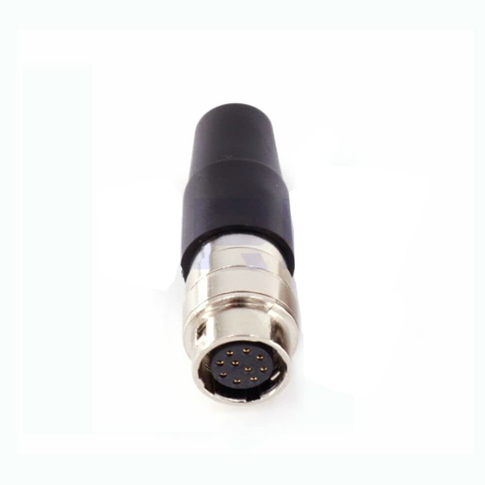 DRRI Hirose HR10A-10J-10S Mount Push Pull Circular Connector Female Solder (Docking Female Plug, 10Pin) — image 1