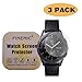 FINENIC Compatible Samsung Galaxy Watch 42MM Screen Protector.Tempered Glass 2.5D Edges 9H HD Scratch Resistant Screen Protector Compatible for Galaxy Watch SM-810/Gear Sport SM-600 (3 PACK)