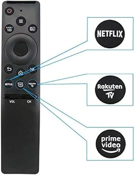 Amazon Com Universal Remote Control Replacement For Samsung Smart Tv Lcd Led Uhd Qled 4k Hdr Tvs With Netflix Prime Video Buttons Electronics