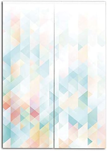 Amazon 印刷者 可愛い のれん 七福 赤 暖簾 幅85cm 丈150cm ポリエステル 室内インテリア 開運のれん半遮光 おしゃれ 天然素材 動物 装飾的な三角図形フラクタルモザイクフォームと幾何学的な未来的な構成 のれん オンライン通販