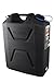 Wavian USA 3215 5 Gallon Dring Water Can with Spout UV Stabilized BPA Free Textured Military Grade Heavy Duty Anti Bacterial Resin Made in Australia (Black) primary
