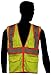 Liberty Glove & Safety C16013G/S HiVizGard Polyester All Mesh Class 2 Safety Vest with 2