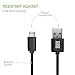 GBB 3Ft Meter High Speed Micro USB Cable Nylon Braided USB 2.0 Charging / sync with Aluminum Shielded Connector Smartphone, Gaming Ps, Camera, Smart Watch , Tablets, Bluetooth Speakers and more