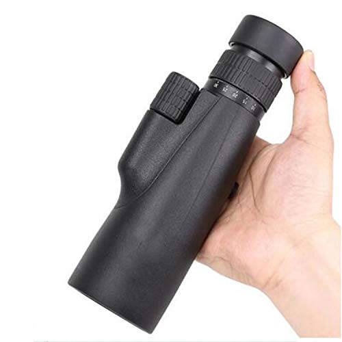 HUANGDAN 10-30x50 High Power Monocular Military Teleskop BAK4 Prisma Fernglas Großer Okular-Jagdbereich