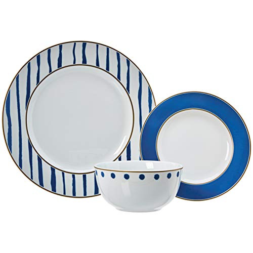 3 AmazonBasics+18+Piece+Dinnerware+Set+Service