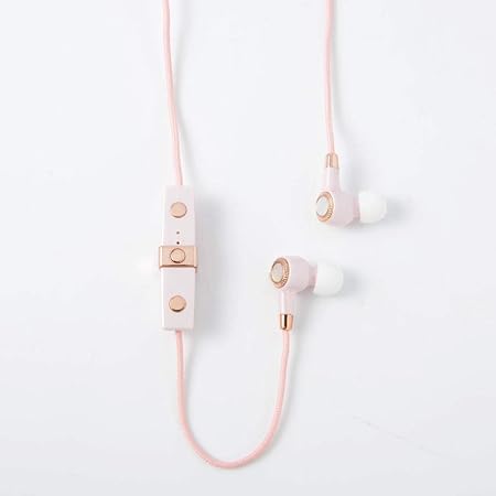 Amazon Co Jp Justjames ワイヤレスイヤホン Amperes アンペアーズ Bluetoothイヤホン 簡単 Sbc 天然素材 軽量 約10g レディース 女性 ケーブル 布巻き 桃 Pink 家電 カメラ