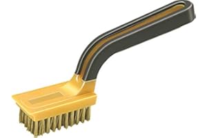 Allway Tools Soft Grip Wide Handle Brass Wire Stripper Brush (2 Pack)