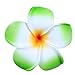 Anleolife Hawaiian Flowers Foam Hair Clips Bridal Barrette Hairpieces Tropical Beach Wedding Plumeria Flower Bridal Orchid Hairclip Hairpin Beauty Accessories 2Large 4 Small 6pcs/lot (mix color 6pcs)