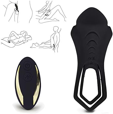 Male Coċkrinġs Rinġ with Butt Vibe-Rate Coċk Rinġ Vibe Pѳnis Rinġ Vi-Brant Pѳnis Rinġs Vibra-Tinġ Waterproof Silicone Recharġeable Fun T0ys for Male Female StiMu-Lators for Her，Delay Tools