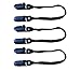 Andevan Hat Clip / Retainer / Holder / Cord (Pack of 3) (Black)