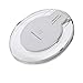 Qi Charging Pad Wireless Charger Transmitter Adapter for Samsung Galaxy Note5 S6 S7 S7edge HTC LG and All Qi Enabled Devices (Crystal - white)