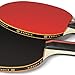 Everais Ping Pong Paddle - 4 Pro Table Tennis Racket Set, 6 Professional Balls, Bats with Premium Rubber, Ergonomic Handle, Great Spin & Speed, Complete Table Tennis Set, Bonus Portable Storage Bag