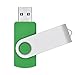 JOIOT 16GB USB 2.0 Flash Drives Thumb Drive Jump Drives with LED for Fold Data Storage, Memory Stick, Zip Drives, Pen Drive (Colorful, Pack of 10)