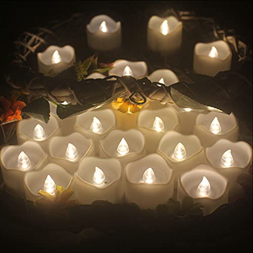 Topstone Remote Controlled Led Tea Lights,Flameless Candles with Timer