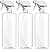 Bar5F Plastic Spray Bottles with Mixor Trigger, 32 oz | Professional, Leak Proof, Empty, Adjustable Fine to Powerful Sprayer, Refillable | Water Plants, Cleaning Solutions | Crystal Clear | Pack of 3