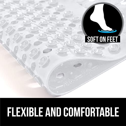 Gorilla Grip Patented Shower Stall Mat, 21x21, Machine Washable, Square