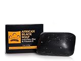 Nubian African Black Soap 5 Ounce Bar - 12 Count