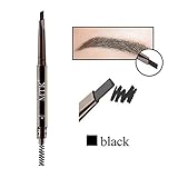Gracefulvara Waterproof Eyebrow Pen Pencil With Brush Makeup Cosmetic,1# black