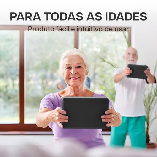 JustGoFit Tijolo de Yoga EVA Alta Densidade – Acessório para Pilates, Alongamento e Exercícios Funcionais
