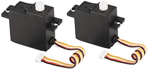 2 Piezas 17G Servo 4.8-6V Para 1/18 Wltoys A949 A959 A969 A979 A959-A A969-A A979-A Rc Modelo De Coche Modelo Modelo Parte De Dirección Accesorio Negro