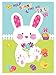 Ocosy Pin The Tail on The Bunny Easter Party Decorations Favors Supplies Easter Games Include 24 Tails (EasterA)
