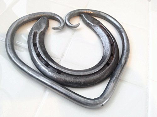 The Heritage Forge - Horseshoe Heart Trivet - Handmade - Thumbnail 3
