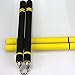 Jaswass Foam Rubber Safety Training Nunchucks with Steel Swivel Chain (Yellow)