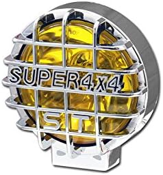 UNIVERSAL 6" ROUND 4X4 OFFROAD DRIVING/FOG LIGHTS W/COVER W/O SWITCH &amp; HARNESS (YELLOW)