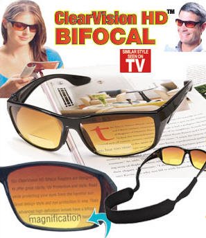 Clearvision HD Bifocals Sunglasses- 1.5x Magnification