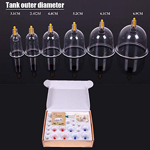 24 Cupping Cups Traditional Chinese Therapy Cupping Set