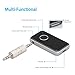 Atill Portable Bluetooth 4.1 Receiver A2DP Wireless Multipoint Connection Audio Music Adapter with 3.5mm AUX Port and Hands Free Calling for Home Audio Music Streaming Sound System(2nd Generation)