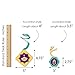Big Dot of Happiness Happy Diwali - Festival of Lights Party Hanging Decor - Party Decoration Swirls - Set of 40