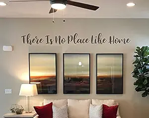 Wall Stickers Vinyl Mural There is No Place Like Home Wall Decal Sticker Decal Vinyl Lettering for House Room Decoration Kid Best Gift Home Decor