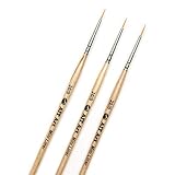 AIT Art Mini Liner Detail Paint Brushes, Size