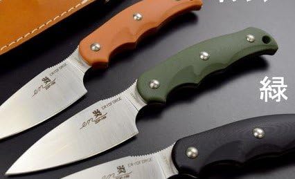 Amazon G サカイ キャンパー炎カスタムナイフ Zdp 1 G 10 グリーン V Road フォールディングナイフ