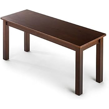 Zinus Juliet Espresso Wood Bench