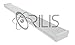 Orilis White 4-Foot 2-Light Ceiling Light Fixture with (2) Orilis LED T8 22 Watt Tubes Included