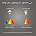 Amber Light Bulbs, 3 Modes Switch on Off Night Light Bulbs, 720 Lumens 1800K E26/E27 Base Low Blue Night Light Bulbs for for Baby Nursery Sleeping Bedtime Reading Bedroom 2 Pack