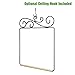 Gray Bunny Premium Hummingbird Swing, Rust Resistant Metal Frame, Wooden Dowel, Humming Bird Perch Feeder Accessory, Birdswing for Outside Outdoors
