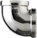 Merit Brass-C101-08 Chrome Plated Brass Pipe Fitting, 90 Degree Elbow, 1/2