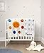 BabyOrbit Baby Monthly Milestone Blanket - 43x47 inches | 12x Card + 12x Sticker