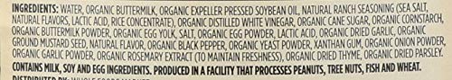 365 EVERYDAY VALUE, ORGANIC LIGHT RANCH DRESSING, 16 FL OZ