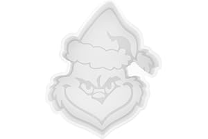 PEVOGON Christmas Car Freshie Silicone Mold Resin Casting Mold for Aroma Beads Soap Candle Clay Craft Decoration